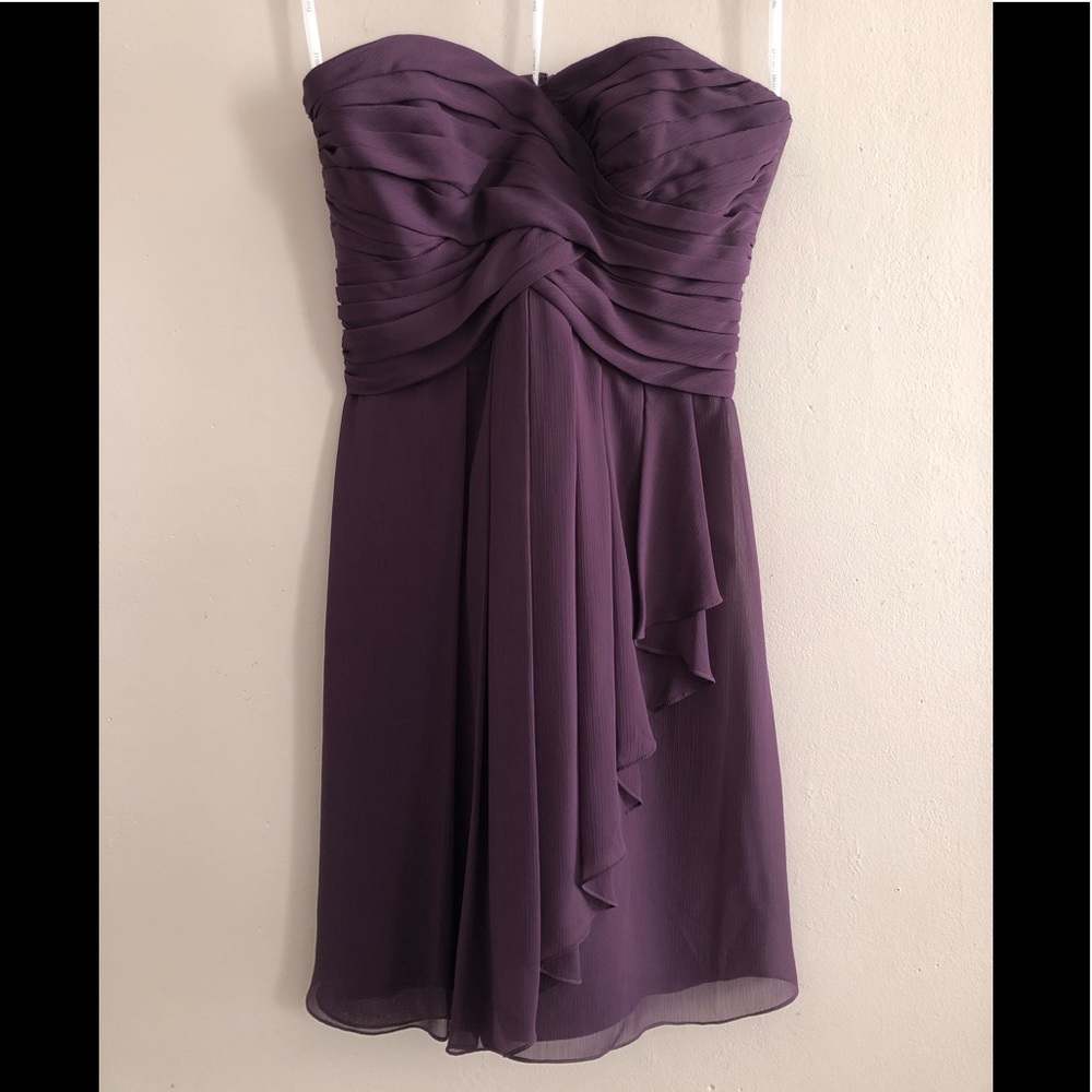 Women’s Strapless chiffon dress